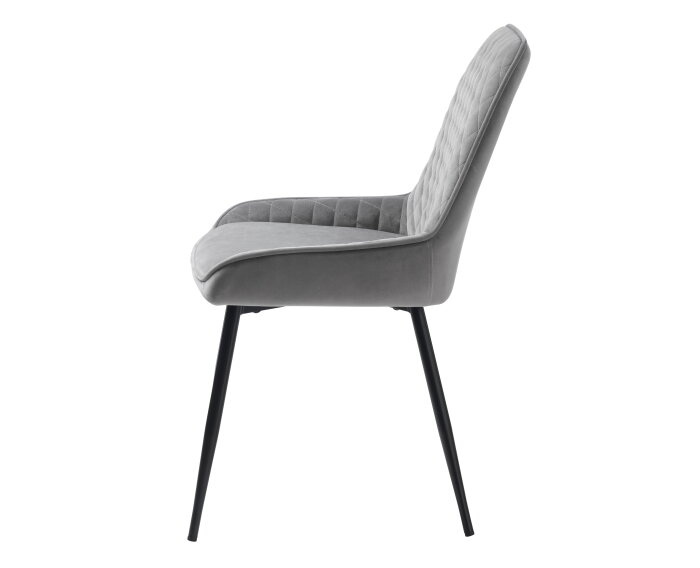 Eetkamerstoel Milton velvet - Grijs