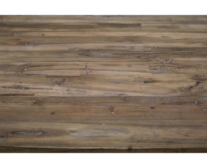 Tafelblad ovaal - 240x120 cm - vintage - teak