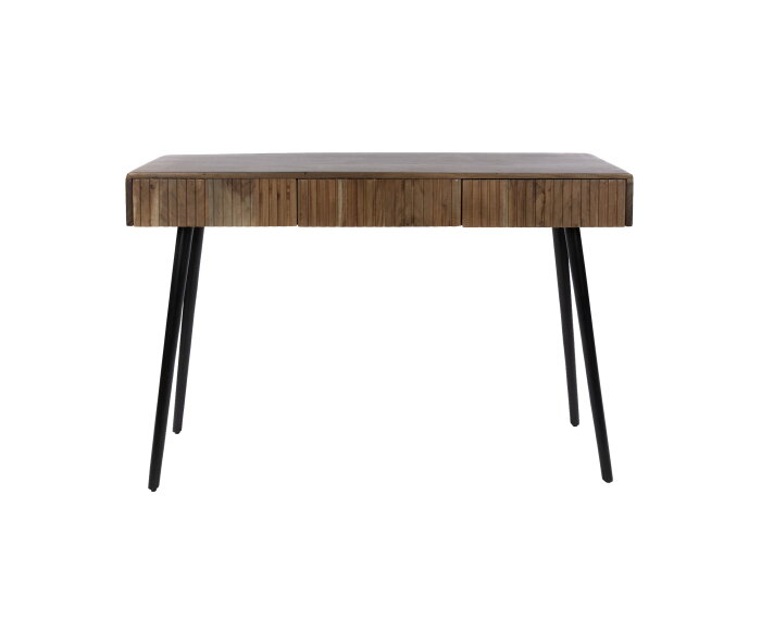 Hal-/kaptafel Carve 3L - Massief acacia bruin