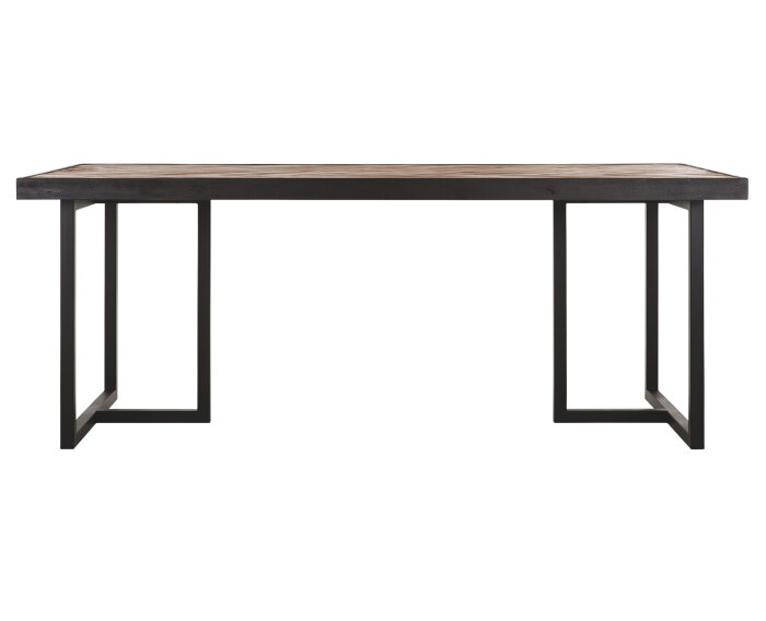 Dining table Criss Cross rectangular,78x200x100 cm, mixed wood
