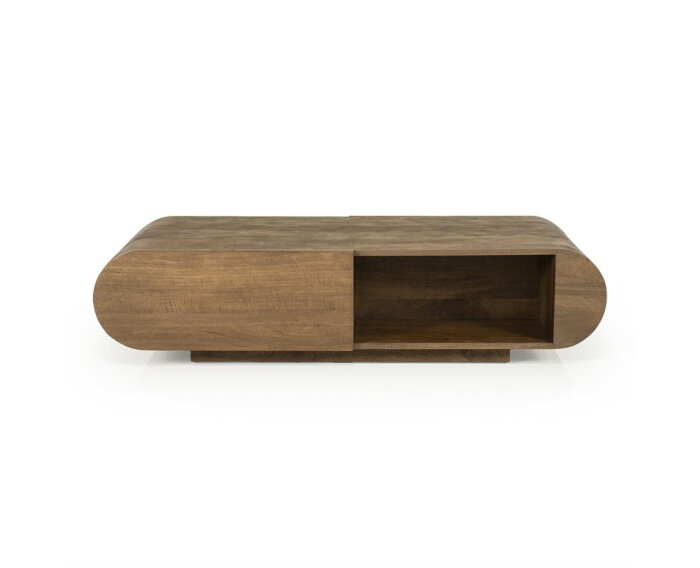 Salontafel King 130x60cm - bruin | Eleonora