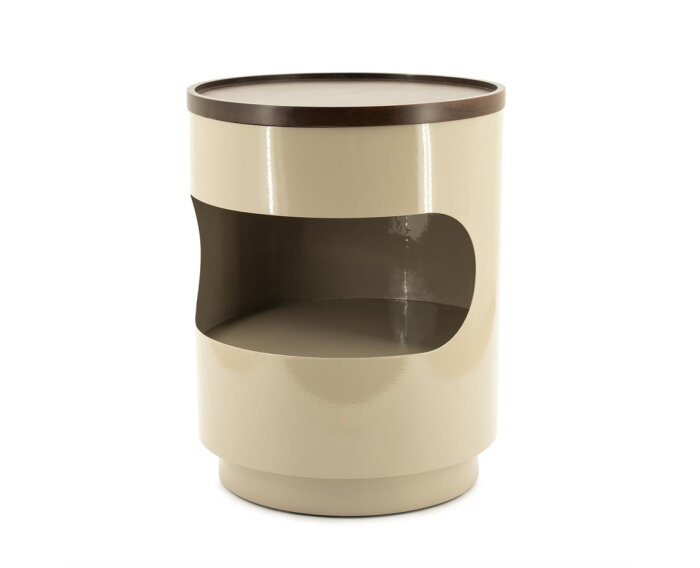 Side table Tondo 37x37cm - taupe | BY-BOO