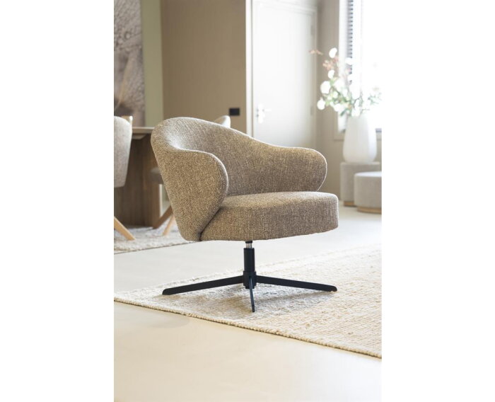 Fauteuil Connor - bruin | Eleonora