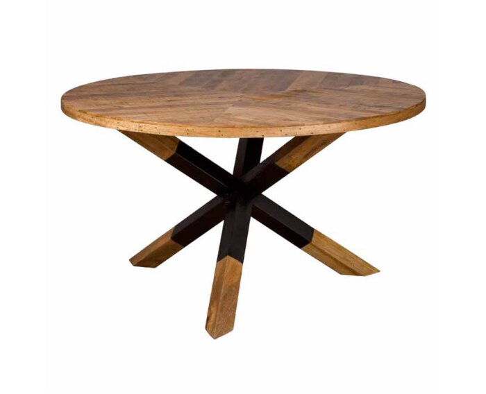 Eetkamertafel Viola rond 130 cm - naturel | Tower Living