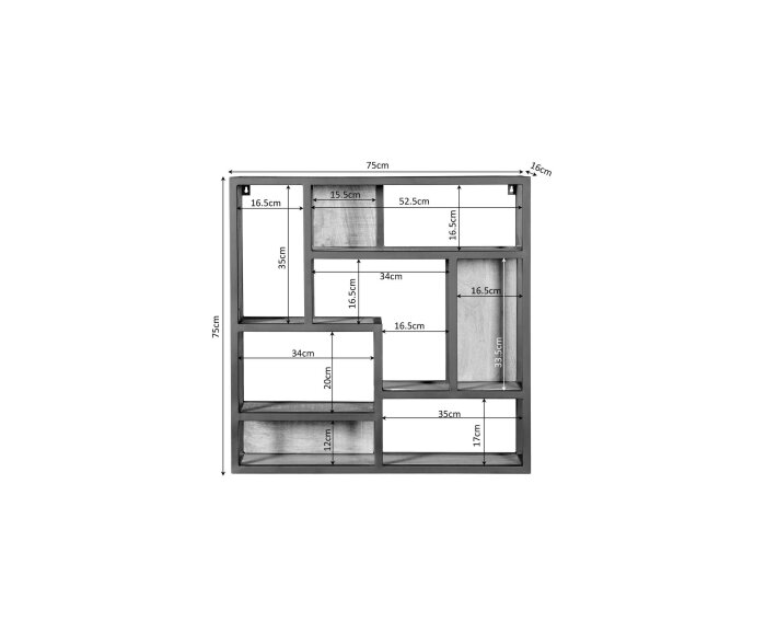Wandrek vierkant | Mangohout