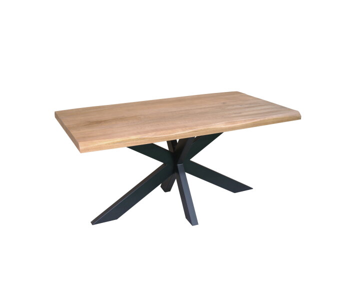 Boomstamtafel Dakota Naturel Mangohout 140 cm