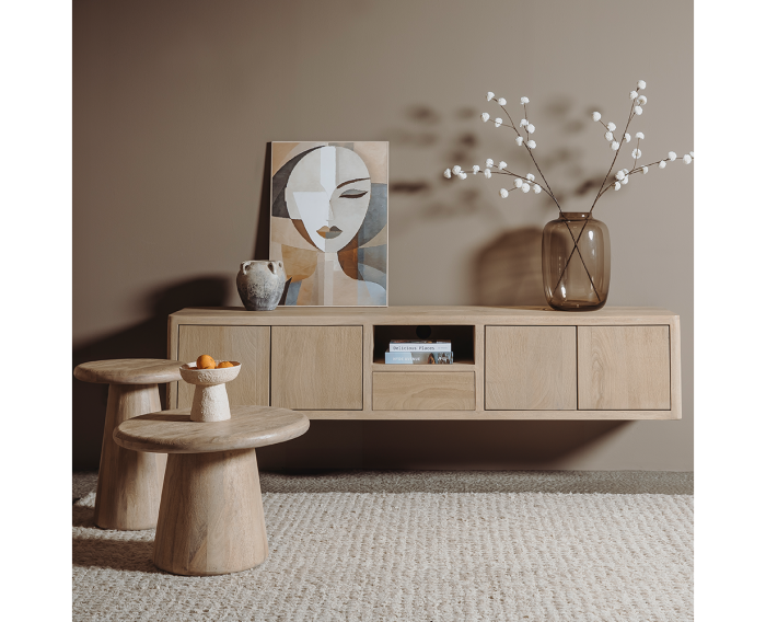 Tenna TV-meubel naturel 200 cm