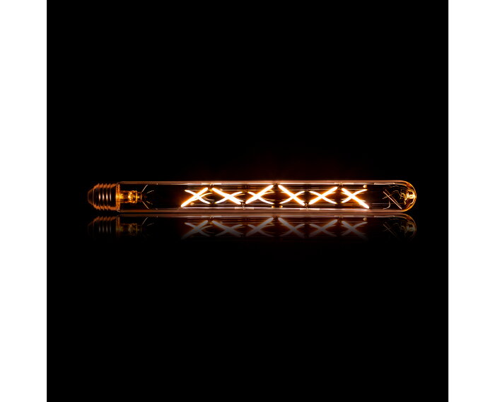 Lichtbron LED [T32-L300] filament buis 30 cm - Amberkleurig glas