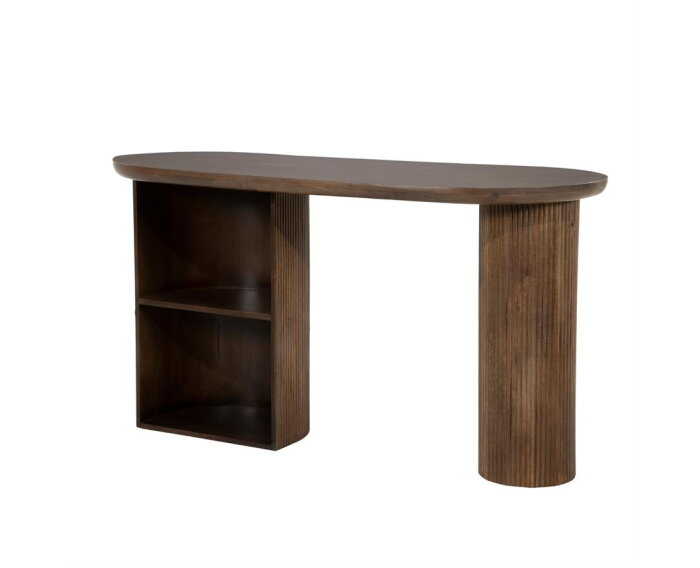 Bureau Mees 140x60cm - bruin | Eleonora