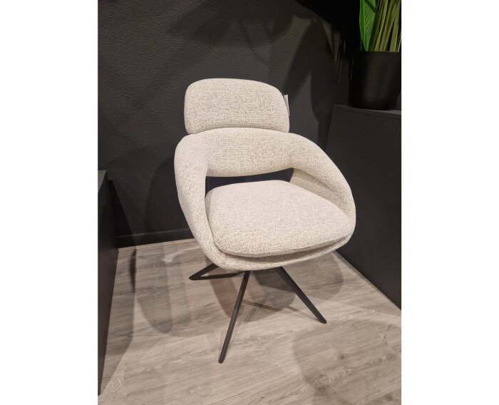 Eetkamerstoel Mats draaibaar Pressent Beige
