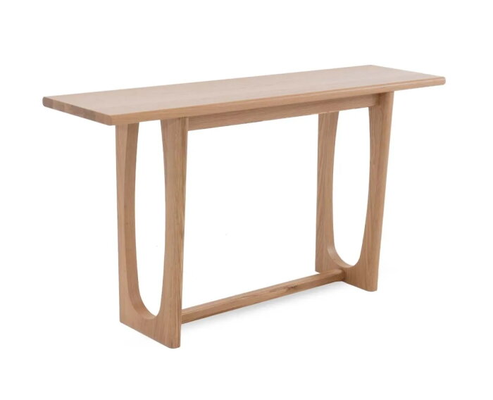 Sidetable Flow eiken 140x38x76 cm