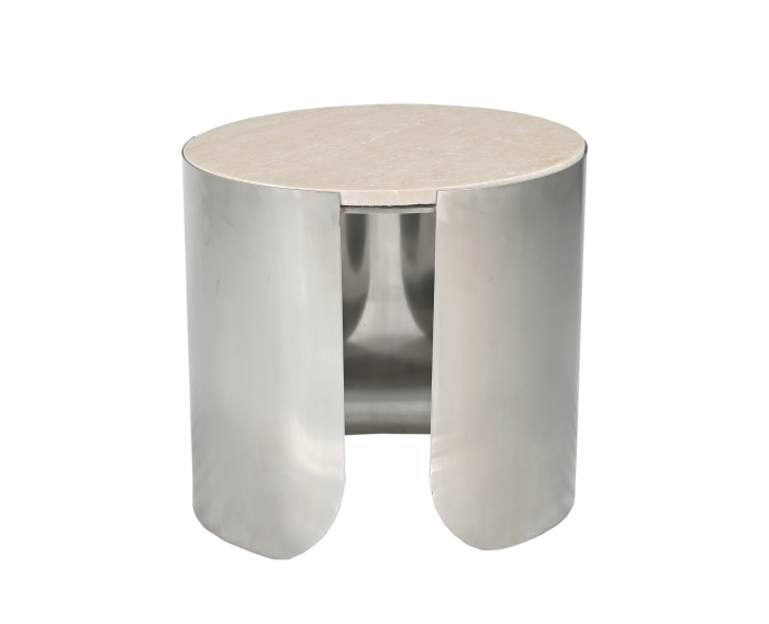 Salontafel Zeli Botticino marmer 45 cm