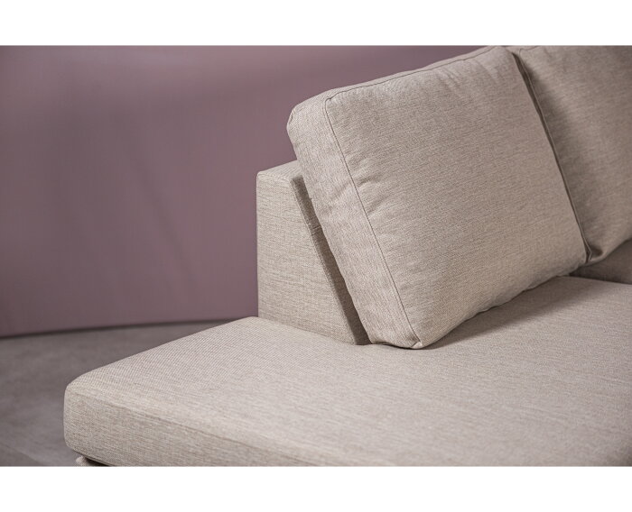 Hoekbank Eleven Links By-OLAF – Stof Inari 22 Beige – Moderne 3-zits hoekbank - 285x199 cm
