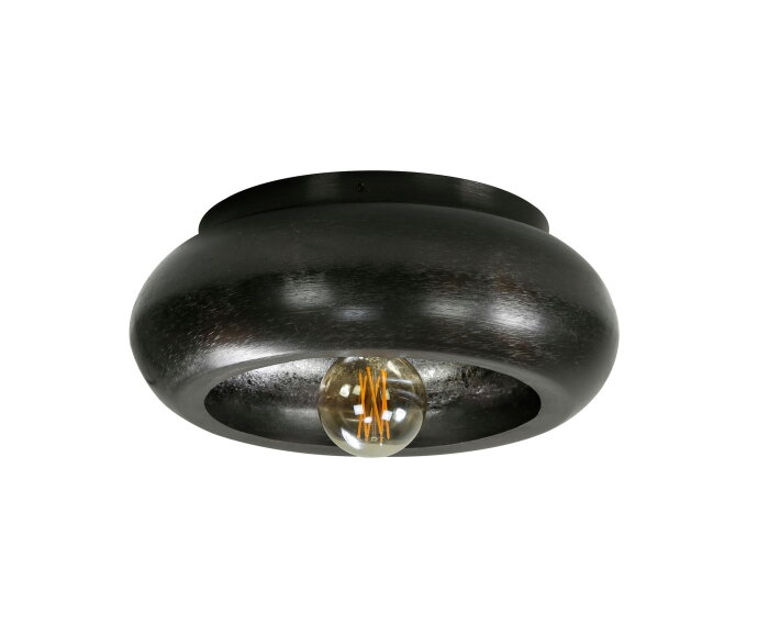 Plafondlamp Sky &Oslash;42 cm - Zwart nikkel