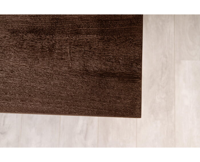 Eettafel Florence rechthoek facetrand 200x100 cm gezandstraald - Bruin