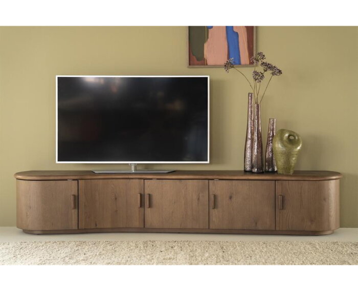 TV meubel Josh 240x42cm - bruin | Eleonora