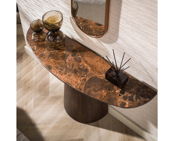 Haltafel Empera - Keramiek dark emperador