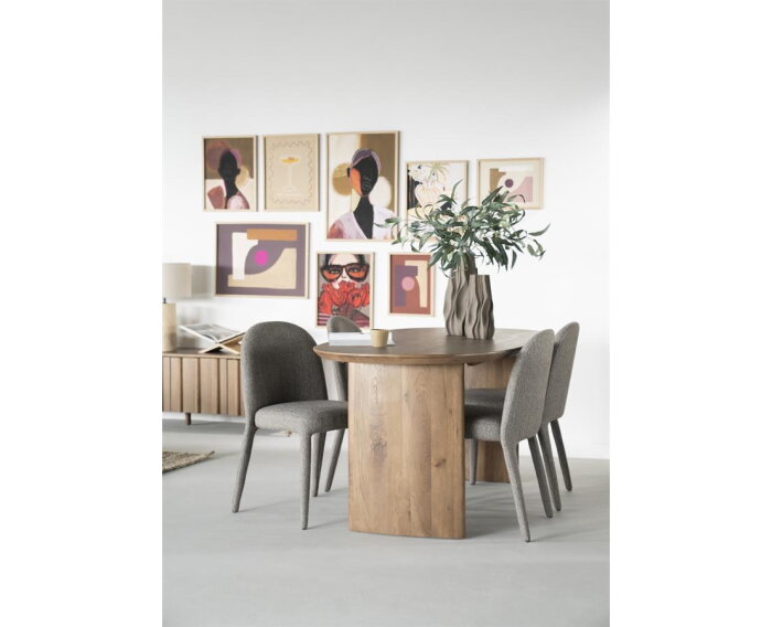 Eettafel Dex 180x90cm - bruin | Eleonora