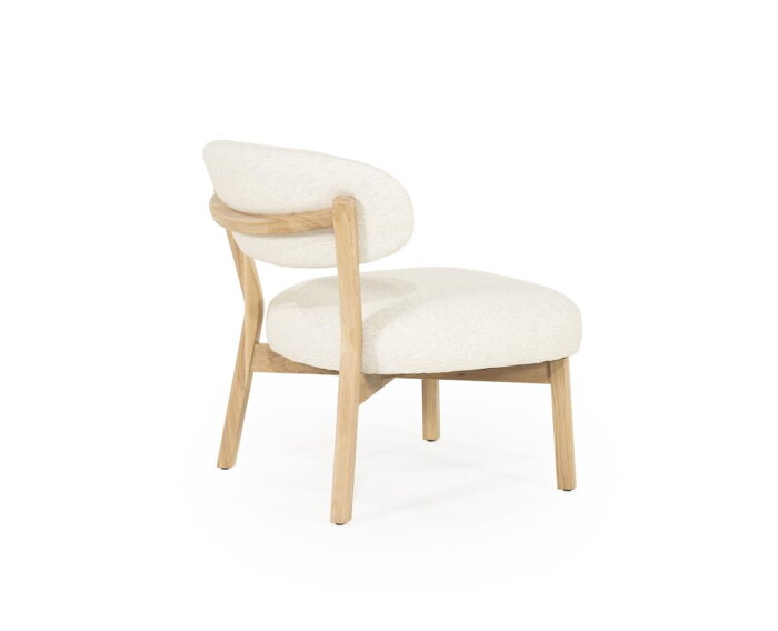 Fauteuil Mikky naturel - beige | Eleonora