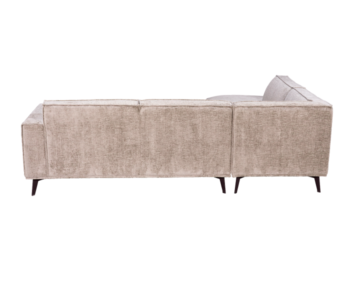 Leeds 2 5-AR + Ottoman L - Touch 04 Taupe