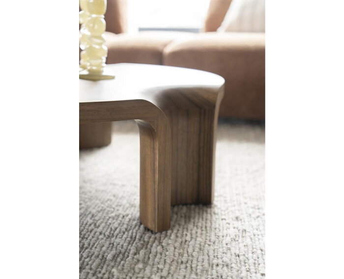 Salontafel Avar 110x110cm - bruin | Eleonora