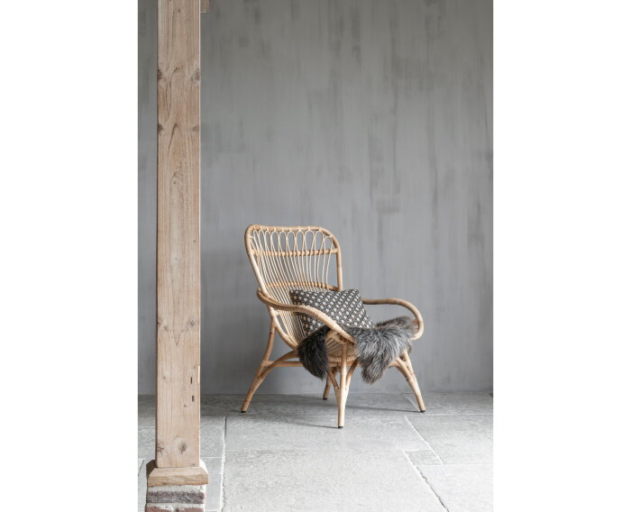 Lounge chair&nbsp;Catania,95x75x80 cm, Natural rattan