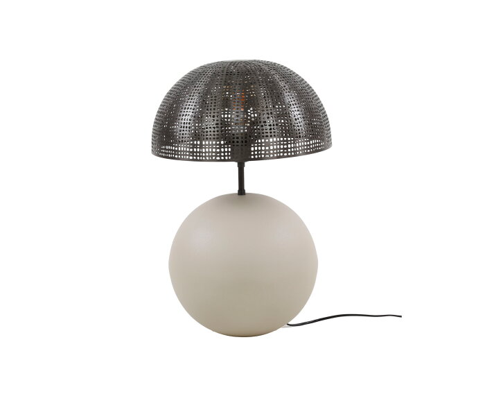 Tafellamp 1L sphere natural L - Natural grey