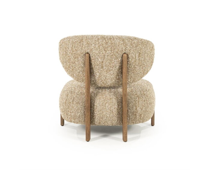 Fauteuil Reza bruin - bay | Eleonora