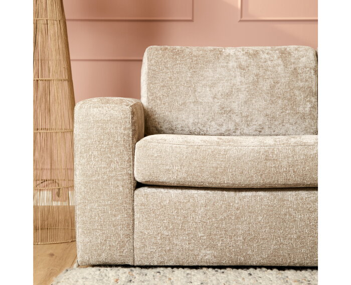 MySofa Hoekbank Alma | Beige | Divan Links + 2,5 zits | 5 jaar garantie