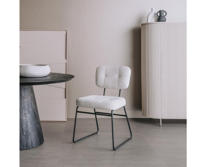 Padola Stoel - fabric Alpine 1 Naturel