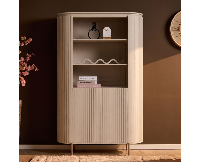 Wandkast Solana Zand Mangohout 115 cm