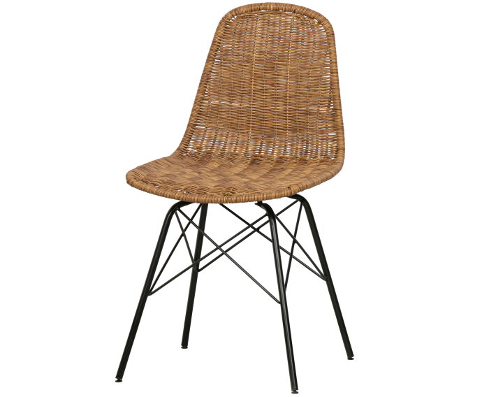 Set V 2 - Spun Stoel Naturel - BePureHome
