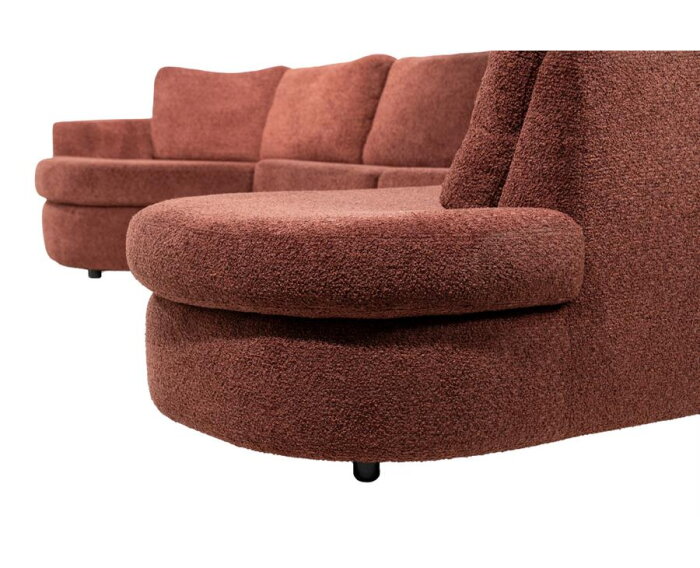SEVN Selina modulaire hoekbank - Organisch - Yarra Oudroze - 423x251 cm - Zelf samen te stellen