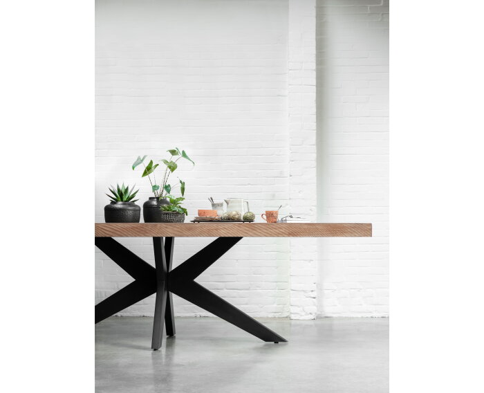 Masterpiece eettafel Lincoln teakhout 260x100x77 cm