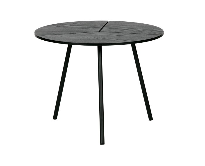 Rodi Bijzettafel M Hout/metaal Zwart 38xØ48 - WOOOD