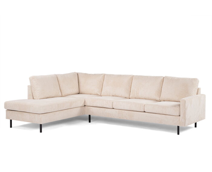 3 seater corner left, fabric Lincoln 03, M311 beige