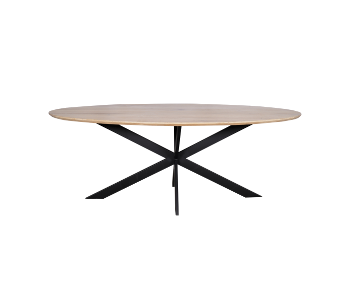 Eiken eettafel Ferris | Ovaal 240 cm | Naturel
