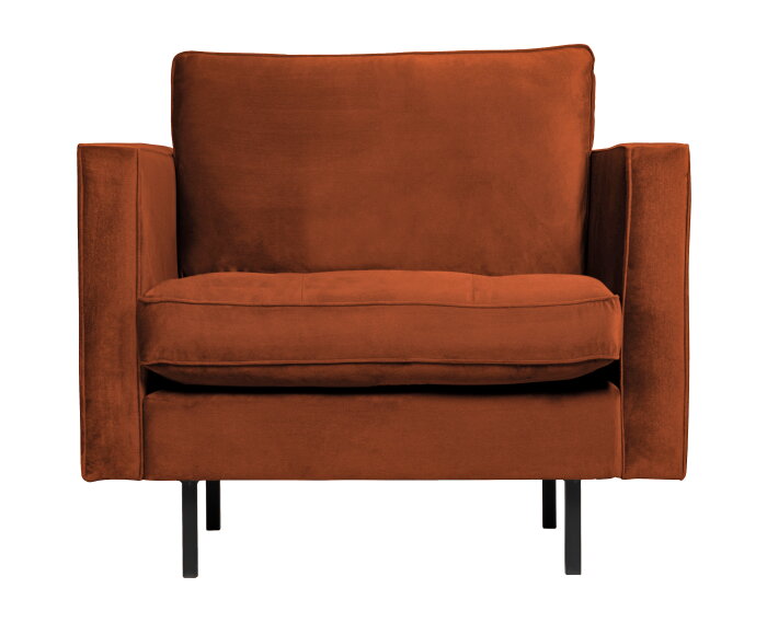 Rodeo Classic Fauteuil Velvet Roest - BePureHome