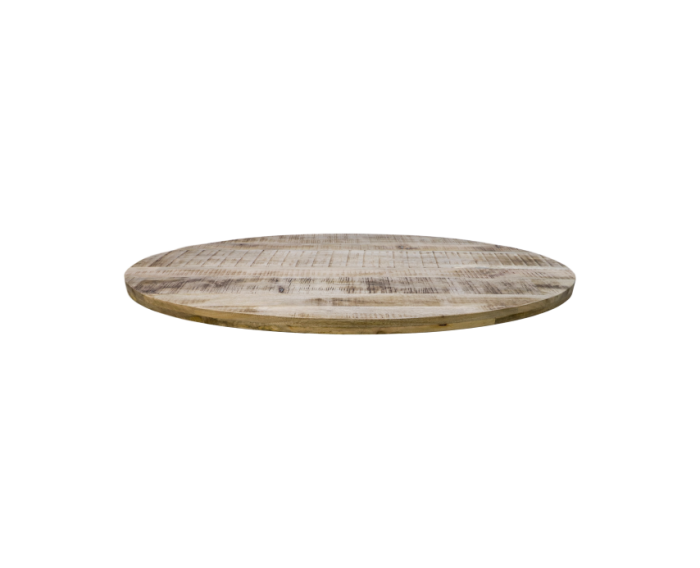 Ovaal tafelblad Portland - 240x120x5 - Naturel - mangohout
