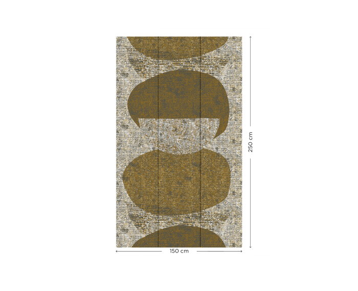 Cira Posterbehang Excl Paneel Multi 250x150cm - WOOOD Exclusive