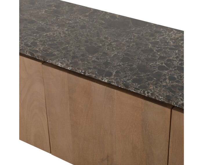 Tv meubel Dallas Naturel Mangohout 165 cm