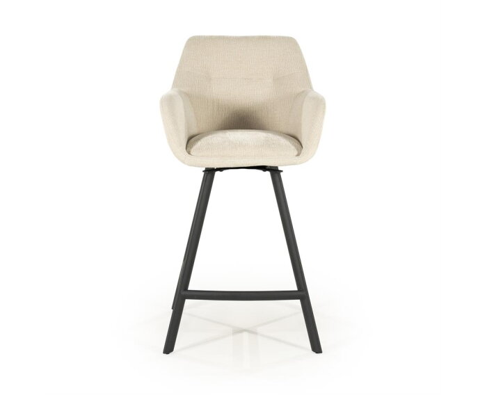Barstool Bliss with armrest - beige | BY-BOO