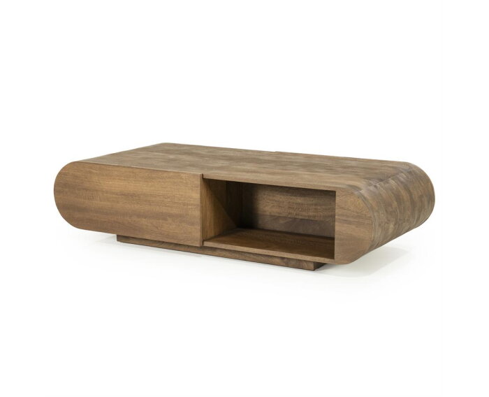 Salontafel King 130x60cm - bruin | Eleonora