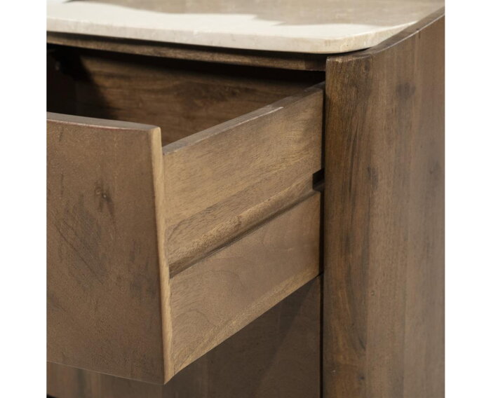 Ladekast Mabel 44x38cm - bruin | Eleonora