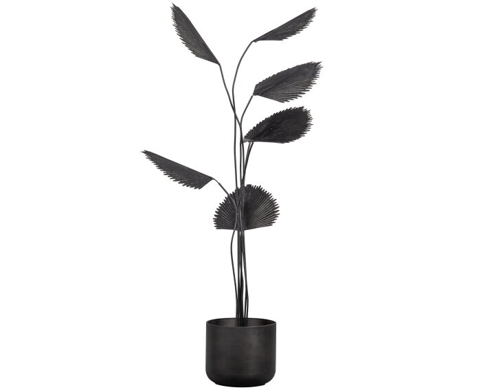 Forever Plant Metaal Zwart - BePureHome