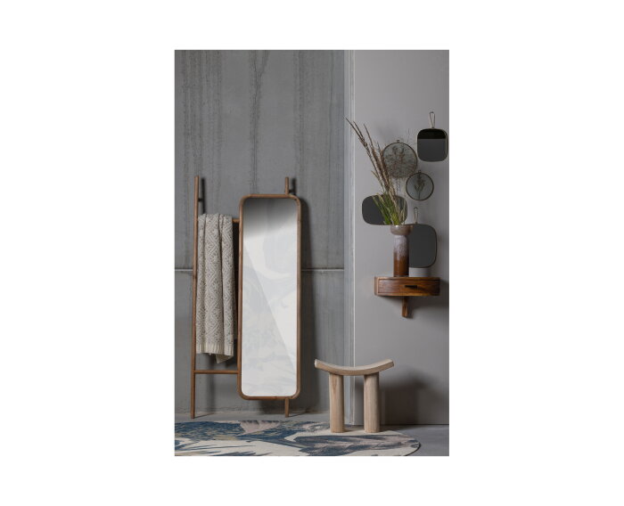 Boudoir Wandkast Hout Bruin - BePureHome
