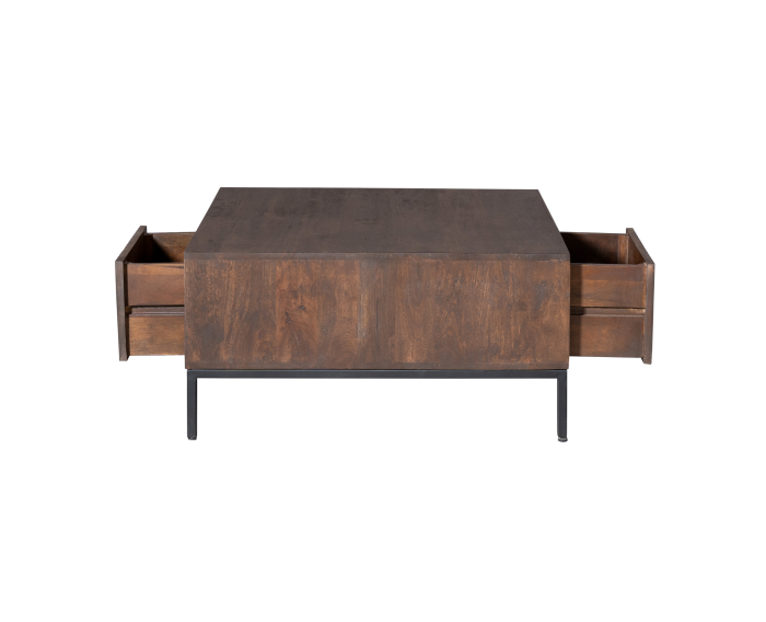 Salontafel Madison Brown | 80 cm | Vierkant