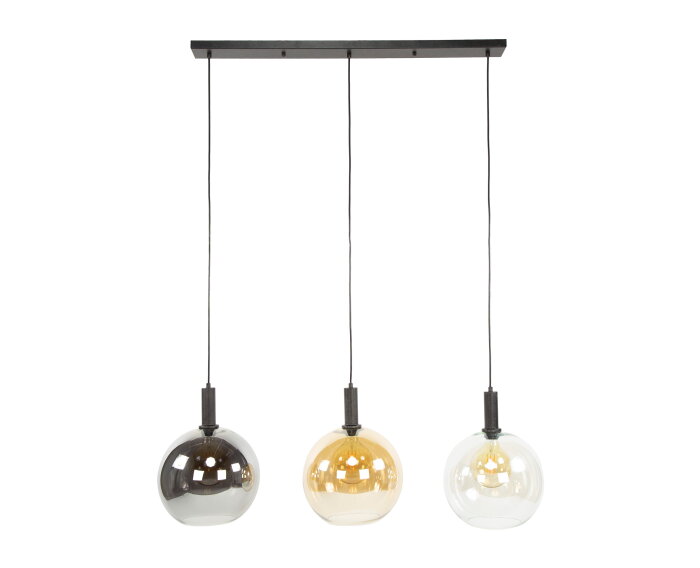 Hanglamp 3L tricolore Sfera - Artic zwart