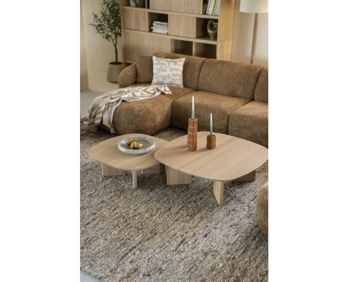 Salontafel Stef small 80x80cm - naturel | Eleonora