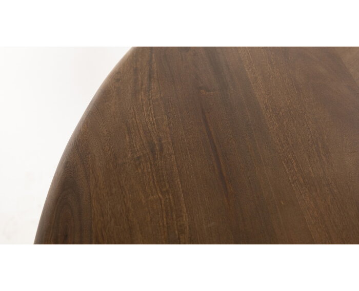 Eetkamertafel Ø130, Mango Walnut - Belly Table Collection